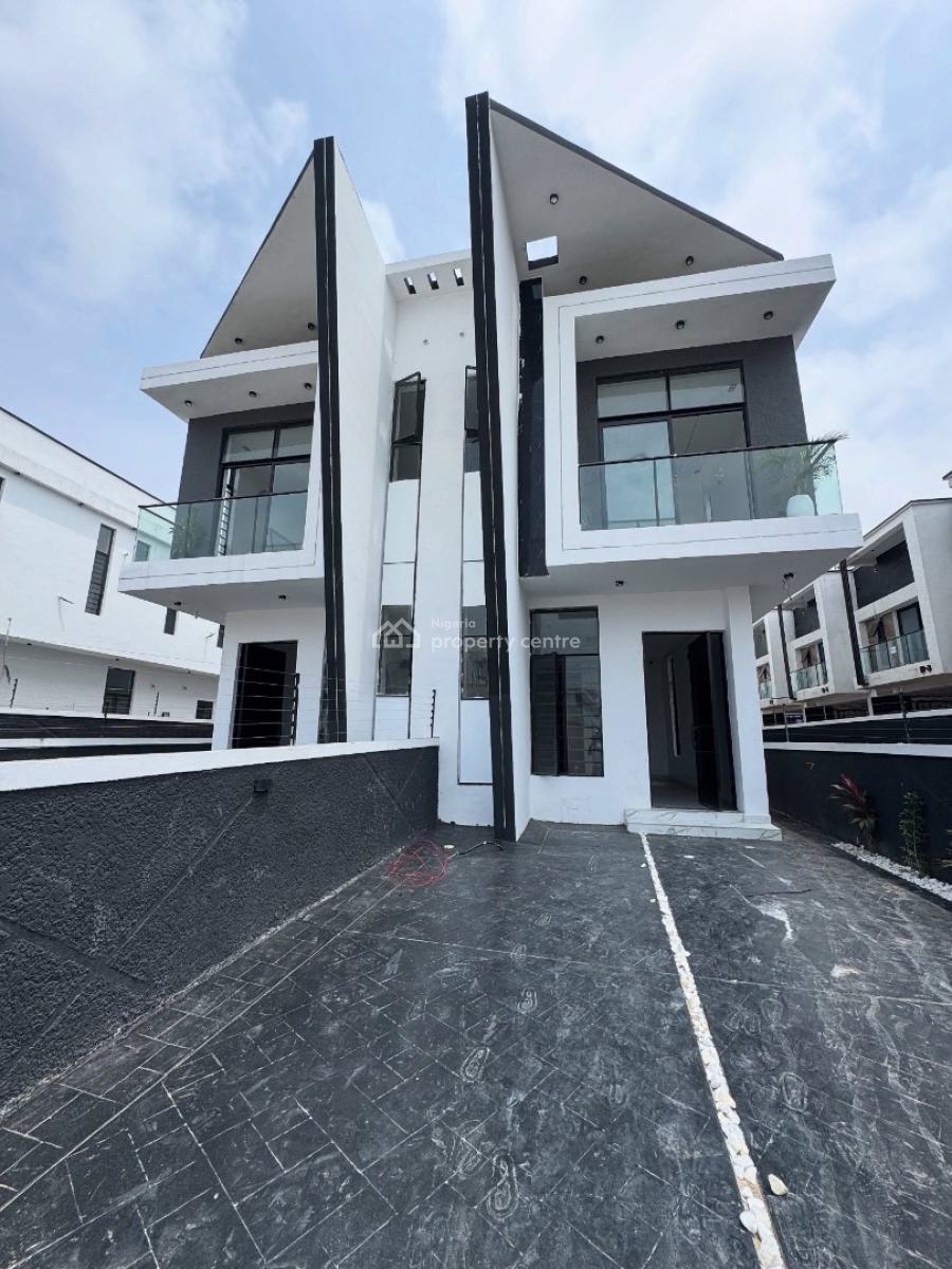 Newly Built 4 Bedroom Semi Detached Duplex with Bq, Ikota, Lekki, Lagos, Semi-detached Duplex for Sale