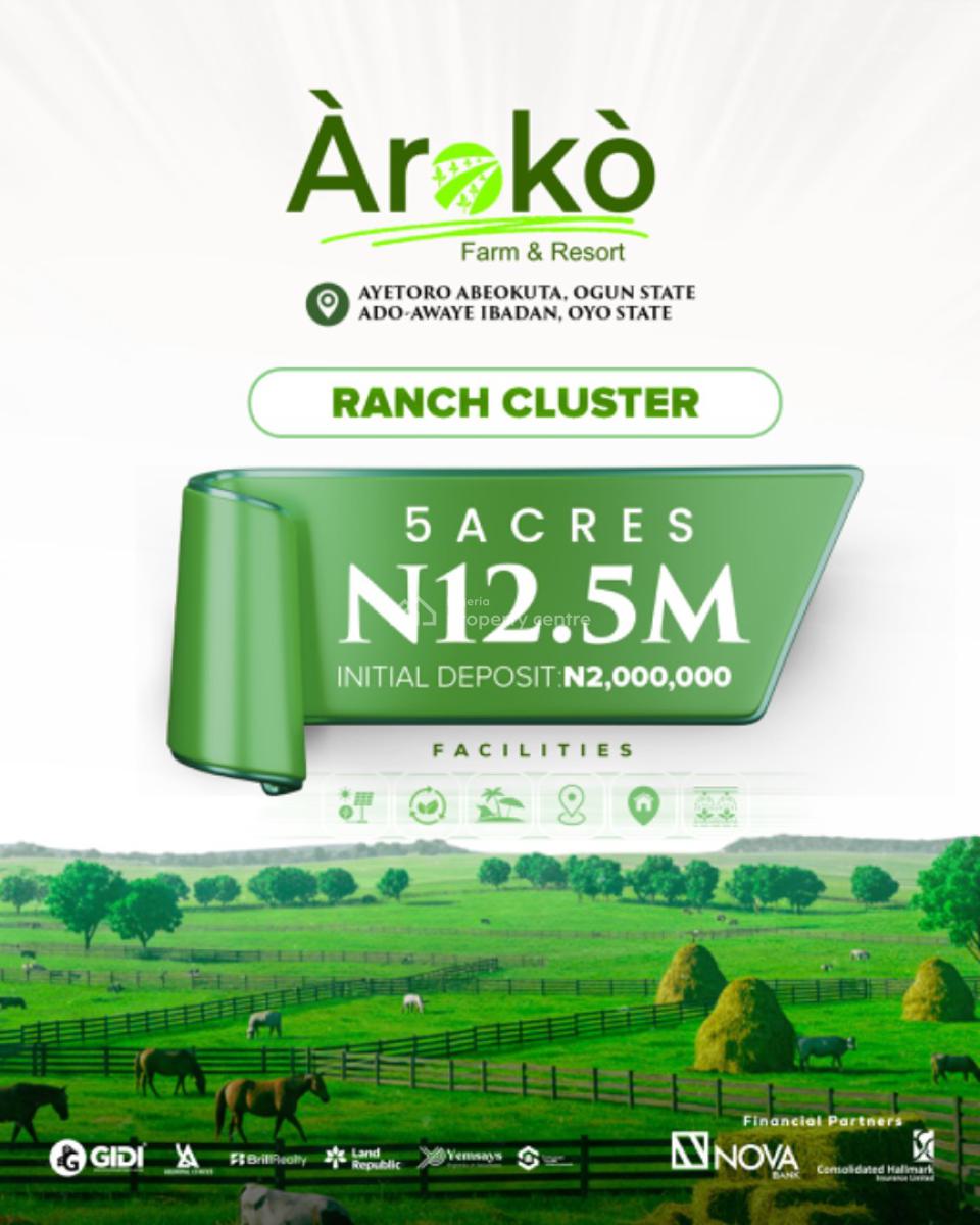 Aroko Farm & Resort Introductory, Abeokuta South, Ogun, Commercial Land for Sale