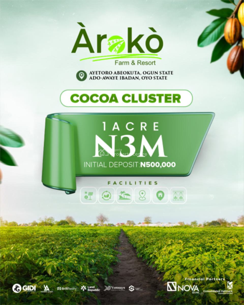 Aroko Farm & Resort Introductory, Abeokuta South, Ogun, Commercial Land for Sale