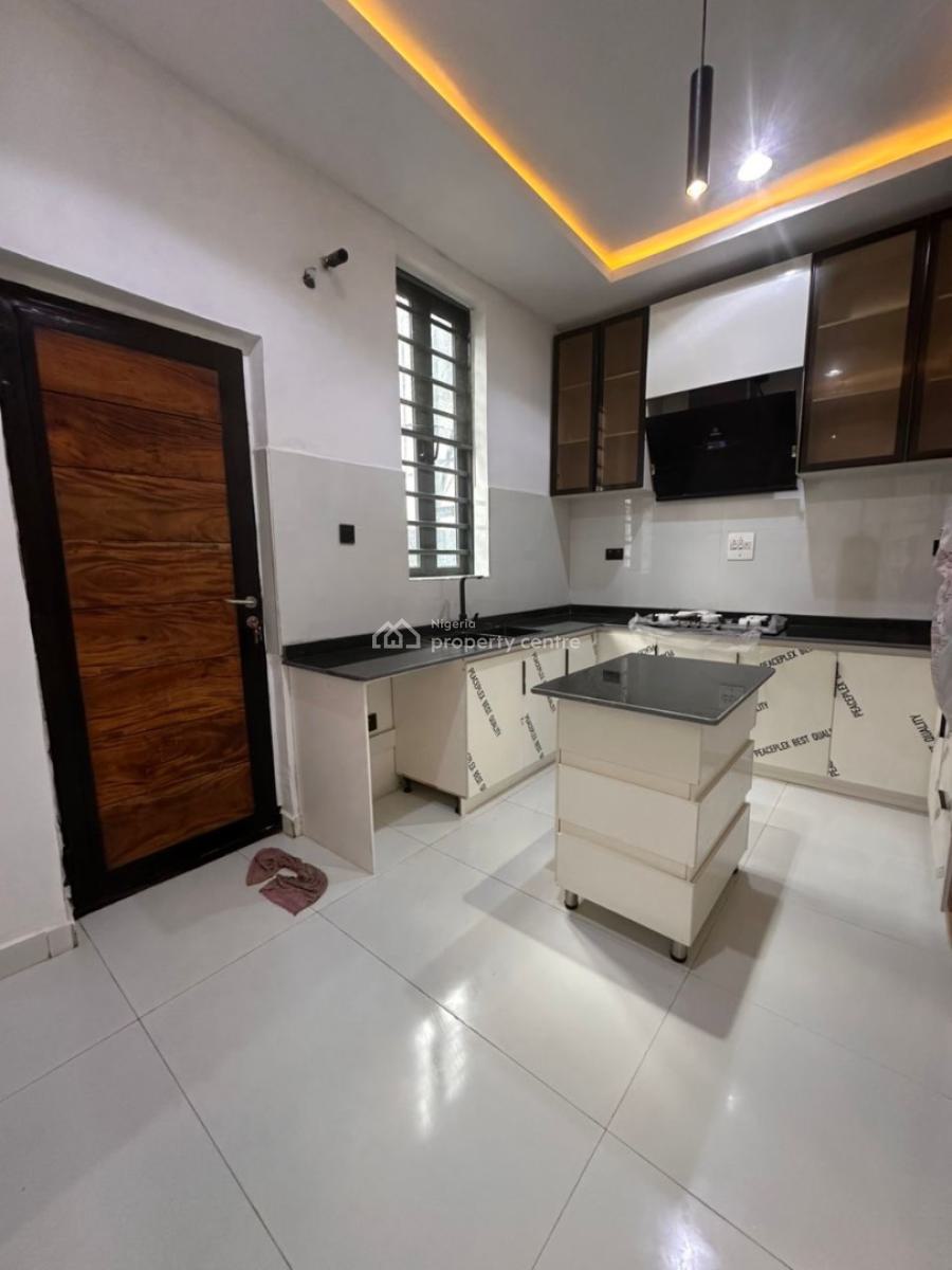 Luxurious 4 Bedroom Semi-detached Duplex with Bq and Self Compound, Sangotedo, Ajah, Lagos, Semi-detached Duplex for Rent