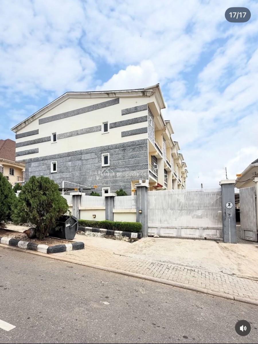 Very Clean 4 Bedroom Spacious Terrace Duplex,bq, in a Serene Vicinity, Serene Neighborhood, Good Access Road, Guzape District, Abuja, Terraced Duplex for Sale