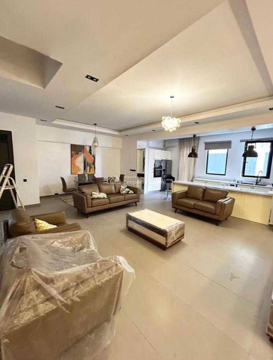 Fully Furnished 3 Bedroom Maisonette with Bq, Ikoyi, Lagos, Flat / Apartment for Rent