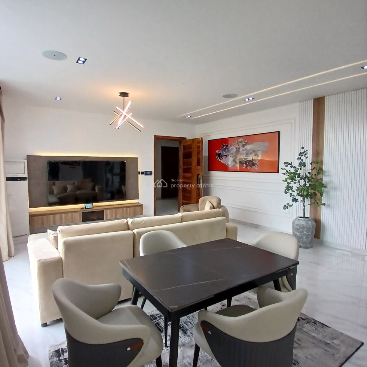 Luxury 2 Bedroom Apartment with Swimming Pool, with Water Treatment, Central Gas System,  Swimming Pool, Lekki Phase 1, Lekki, Lagos, Flat / Apartment for Sale