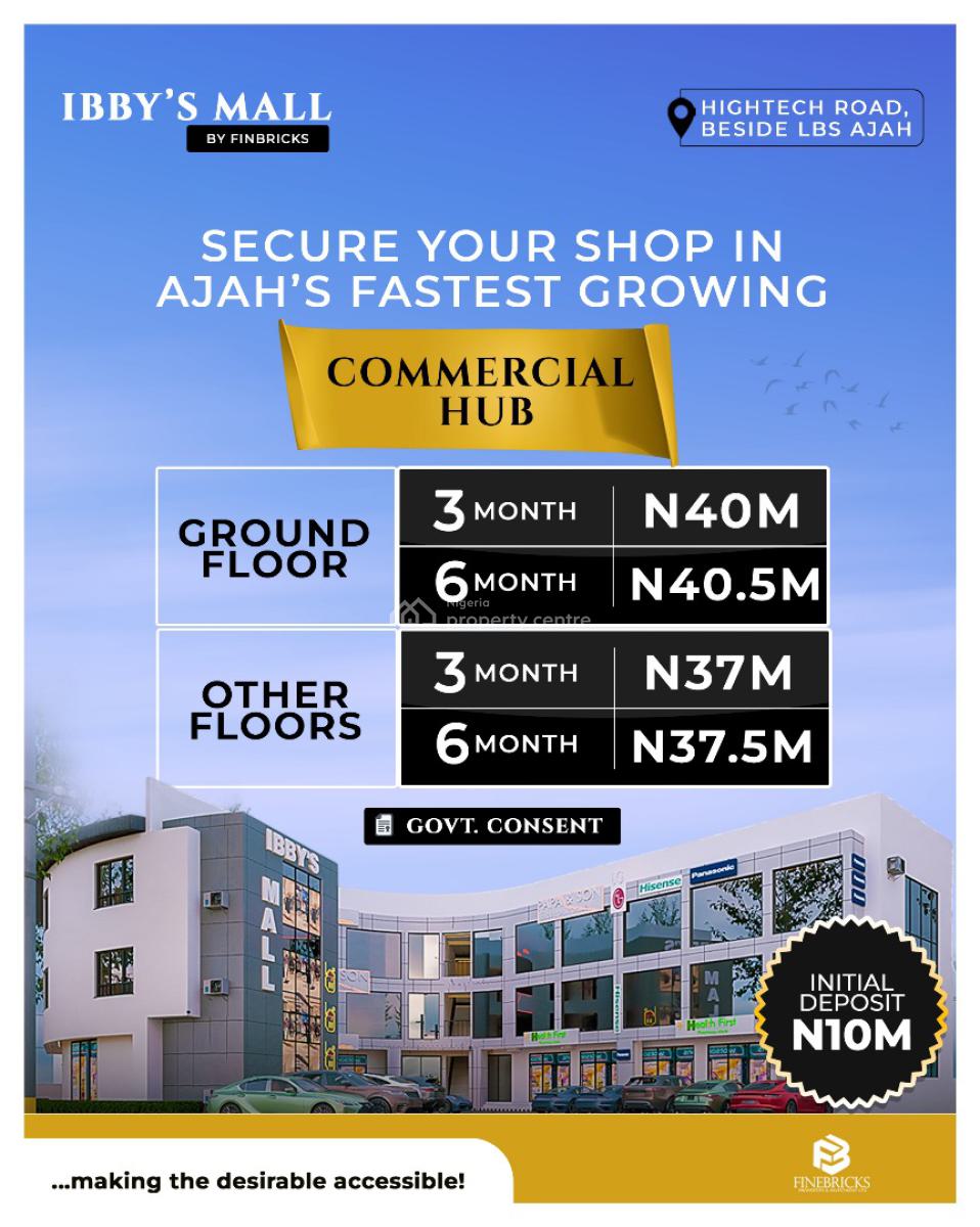 Ibbys Mall, Ibbys Mall, Sangotedo, Ajah, Lagos, Plaza / Complex / Mall for Sale
