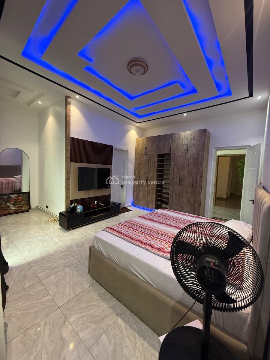 Luxury 3 Bedroom Duplex with Bq with Private Compound for Daily Shortle, Lekki Palm City, Ajah, Lagos, Semi-detached Duplex Short Let