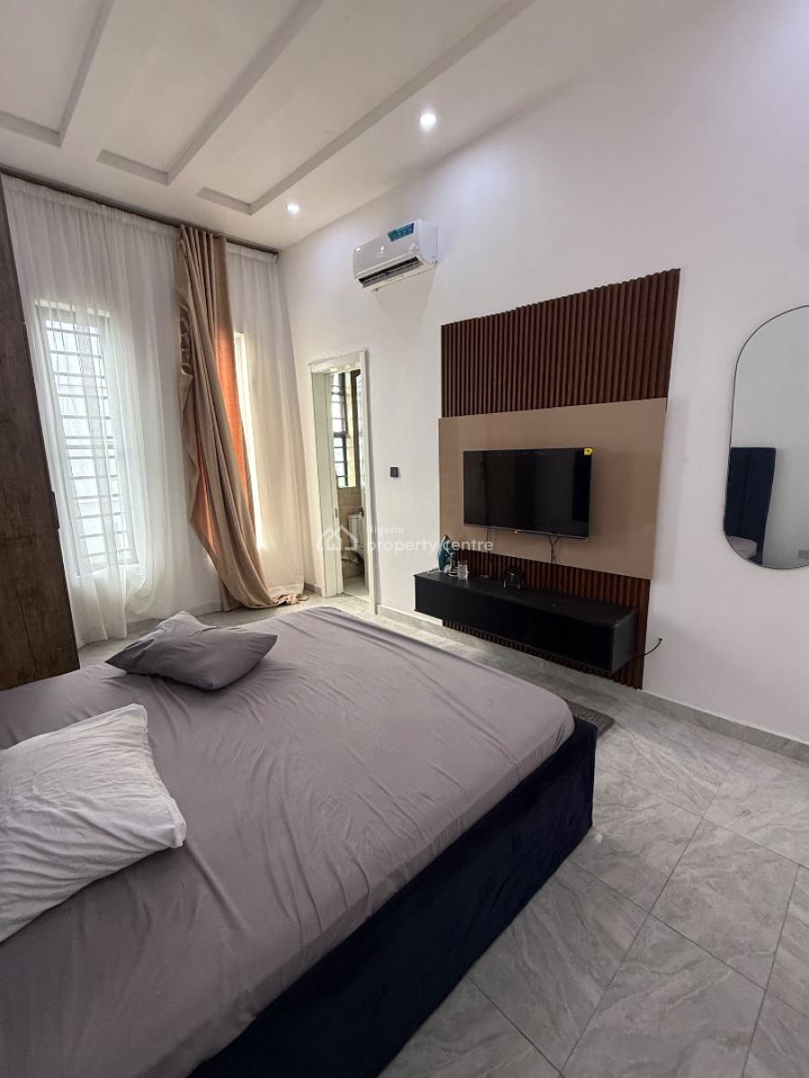 Luxury 3 Bedroom Duplex with Bq with Private Compound for Daily Shortle, Lekki Palm City, Ajah, Lagos, Semi-detached Duplex Short Let