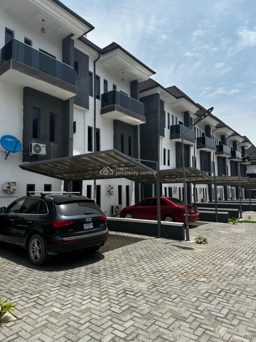 Newly Built 4 Bedroom Terrace Duplex with Bq, Chevron Drive, Lekki, Lagos, Terraced Duplex for Sale