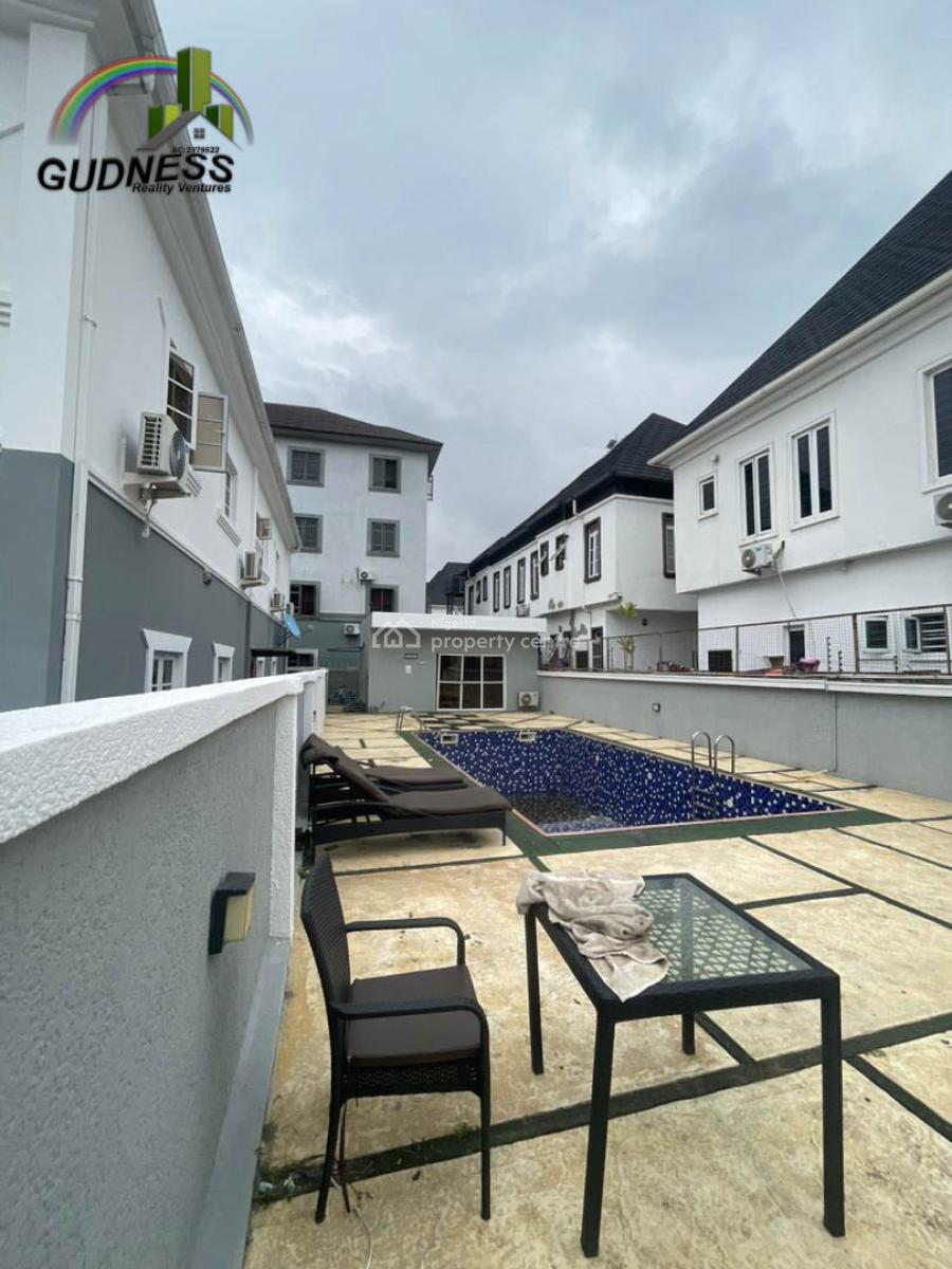 4 Bedroom Terrace Duplex with Bq, Pool, Gym & Playground, Opposite Eleganza, Ikota, Lekki, Lagos, Terraced Duplex for Rent