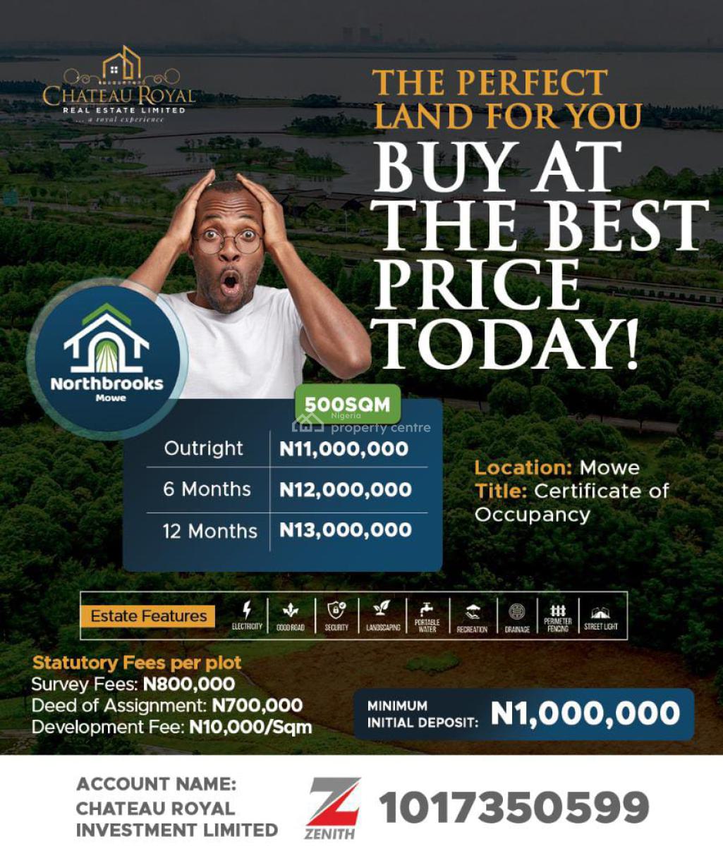 Land with C of O, Opposite Christopher University (beside Rccg Youth Church), Mowe Ofada, Ogun, Mixed-use Land for Sale
