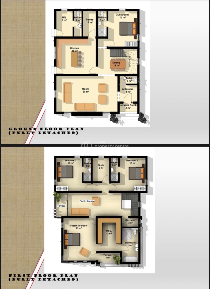 Newly Built 4 Bedrooms Semi Detached Duplex with Bq, Ogba, Ikeja, Lagos, Semi-detached Duplex for Sale