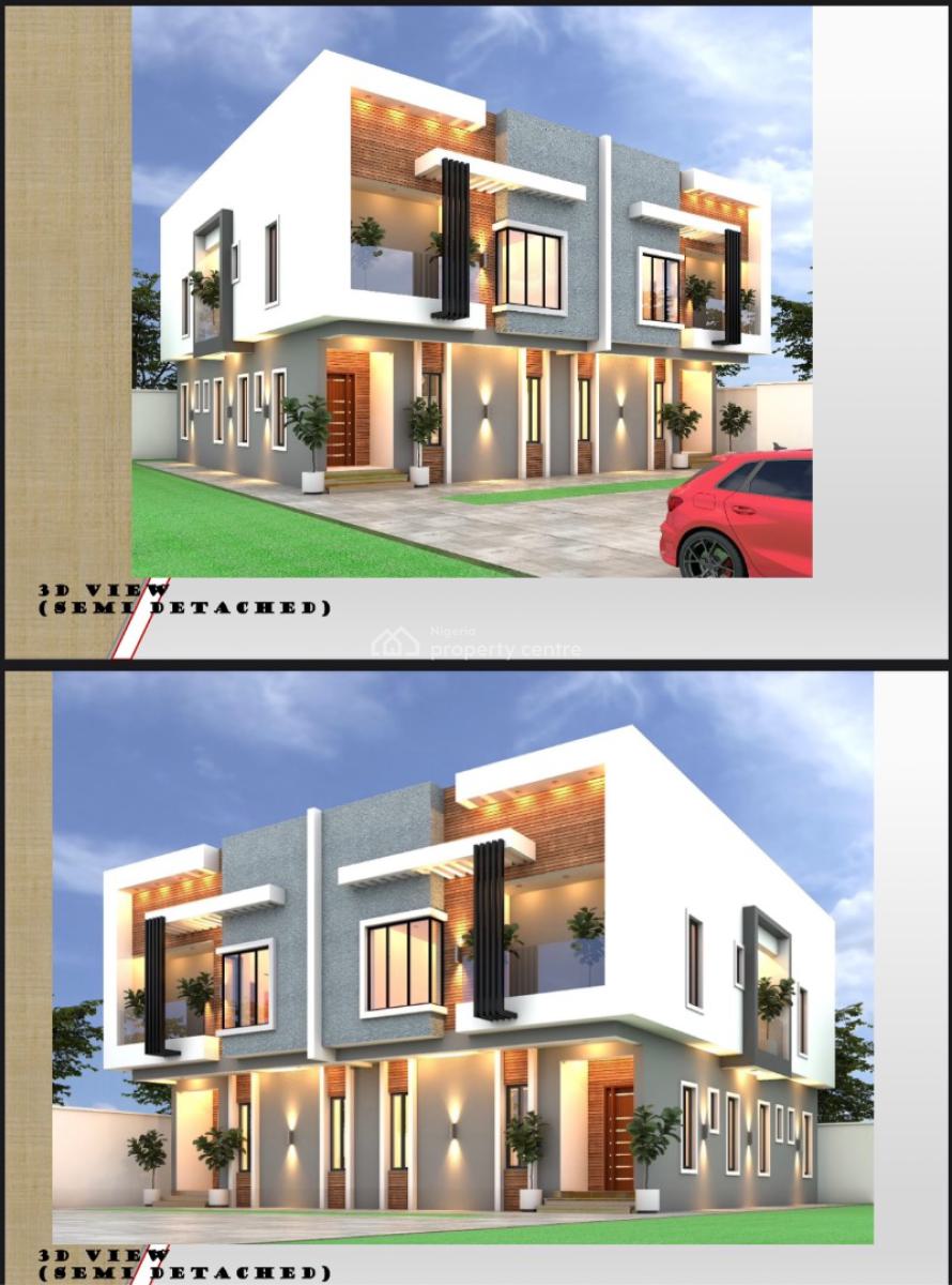 Newly Built 4 Bedrooms Semi Detached Duplex with Bq, Ogba, Ikeja, Lagos, Semi-detached Duplex for Sale