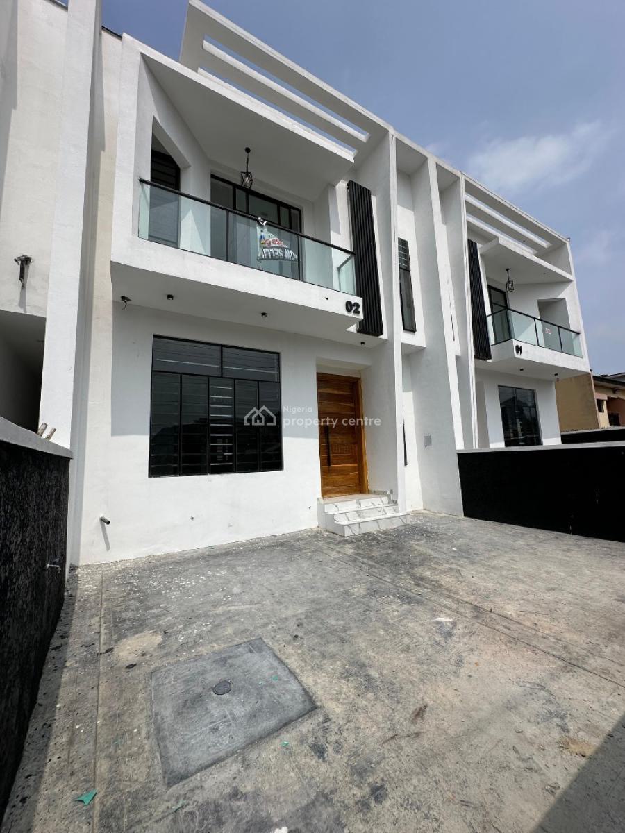 Spaciously Built 4 Bedroom Semi Detached Duplex with Bq, Agungi, Idado, Lekki, Lagos, Semi-detached Duplex for Sale