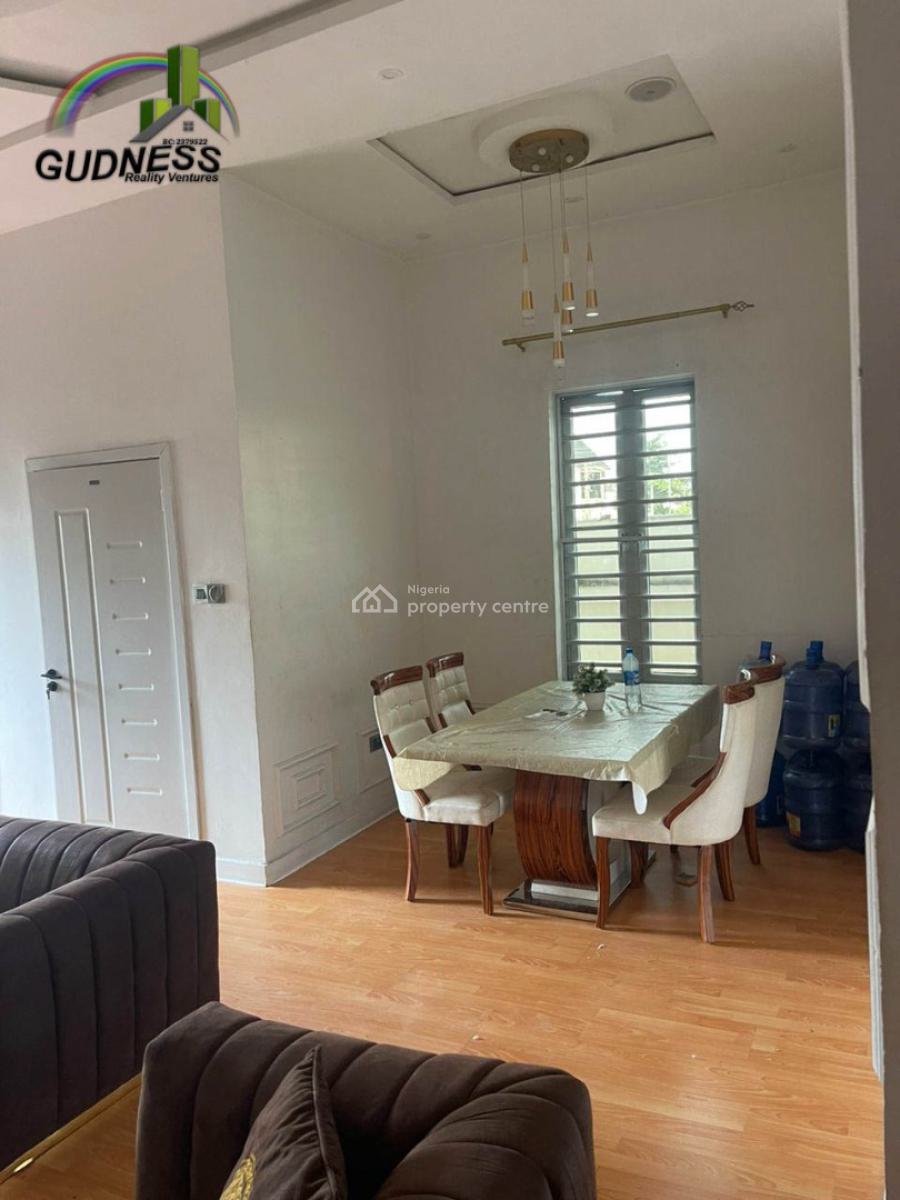 Semi-furnished 4 Bedroom Semi Detached Duplex with Bq, Ikota, Lekki, Lagos, Semi-detached Duplex for Rent