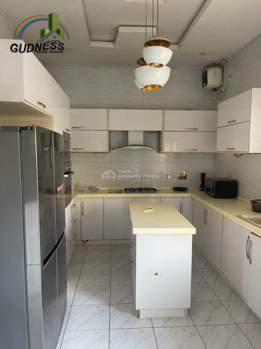 Semi-furnished 4 Bedroom Semi Detached Duplex with Bq, Ikota, Lekki, Lagos, Semi-detached Duplex for Rent