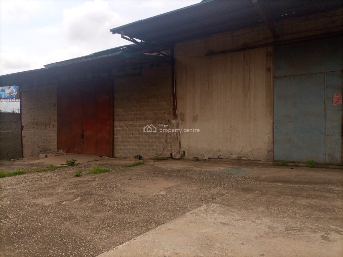 a Big Warehouse 4000 Sqm of Land, Toll Gate, Sango Ota, Ogun, Warehouse for Sale