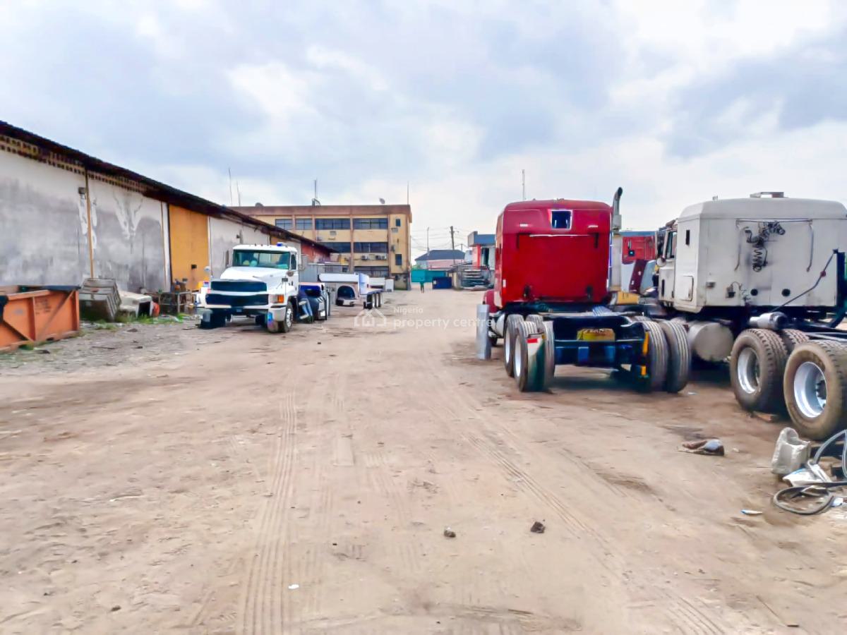 16 Plots of Land with Warehouses & Offices, Trans Amadi, Port Harcourt, Rivers, Warehouse for Sale