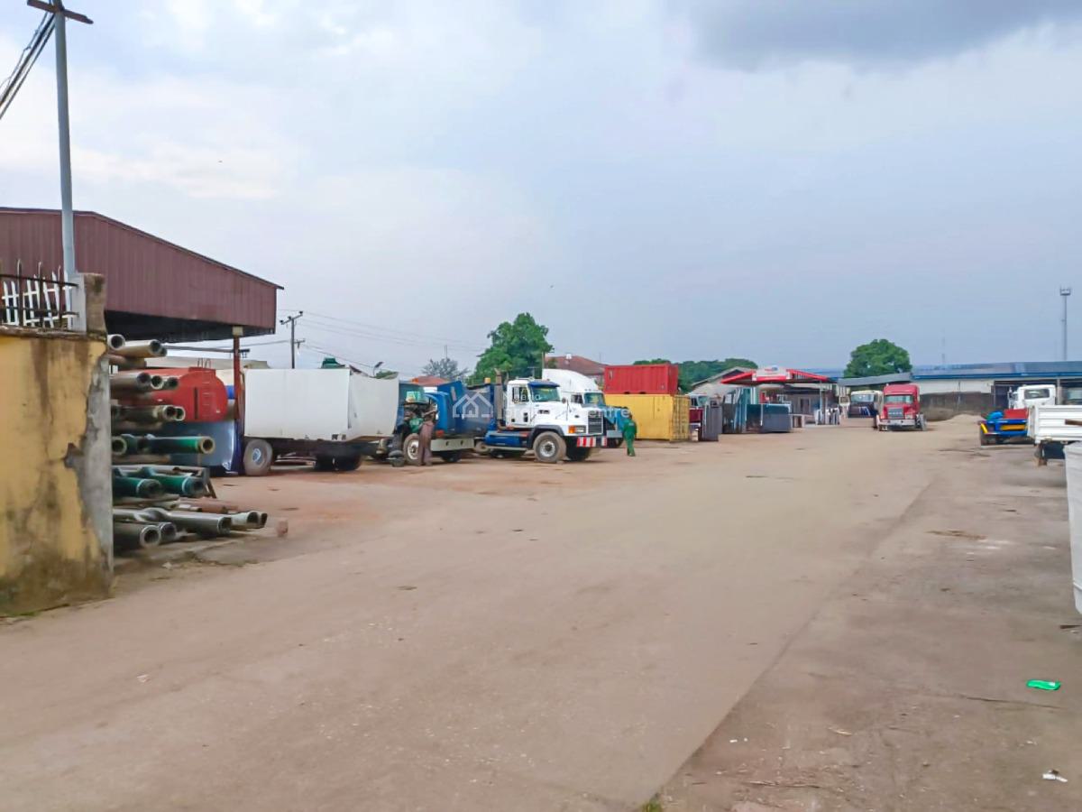 16 Plots of Land with Warehouses & Offices, Trans Amadi, Port Harcourt, Rivers, Warehouse for Sale