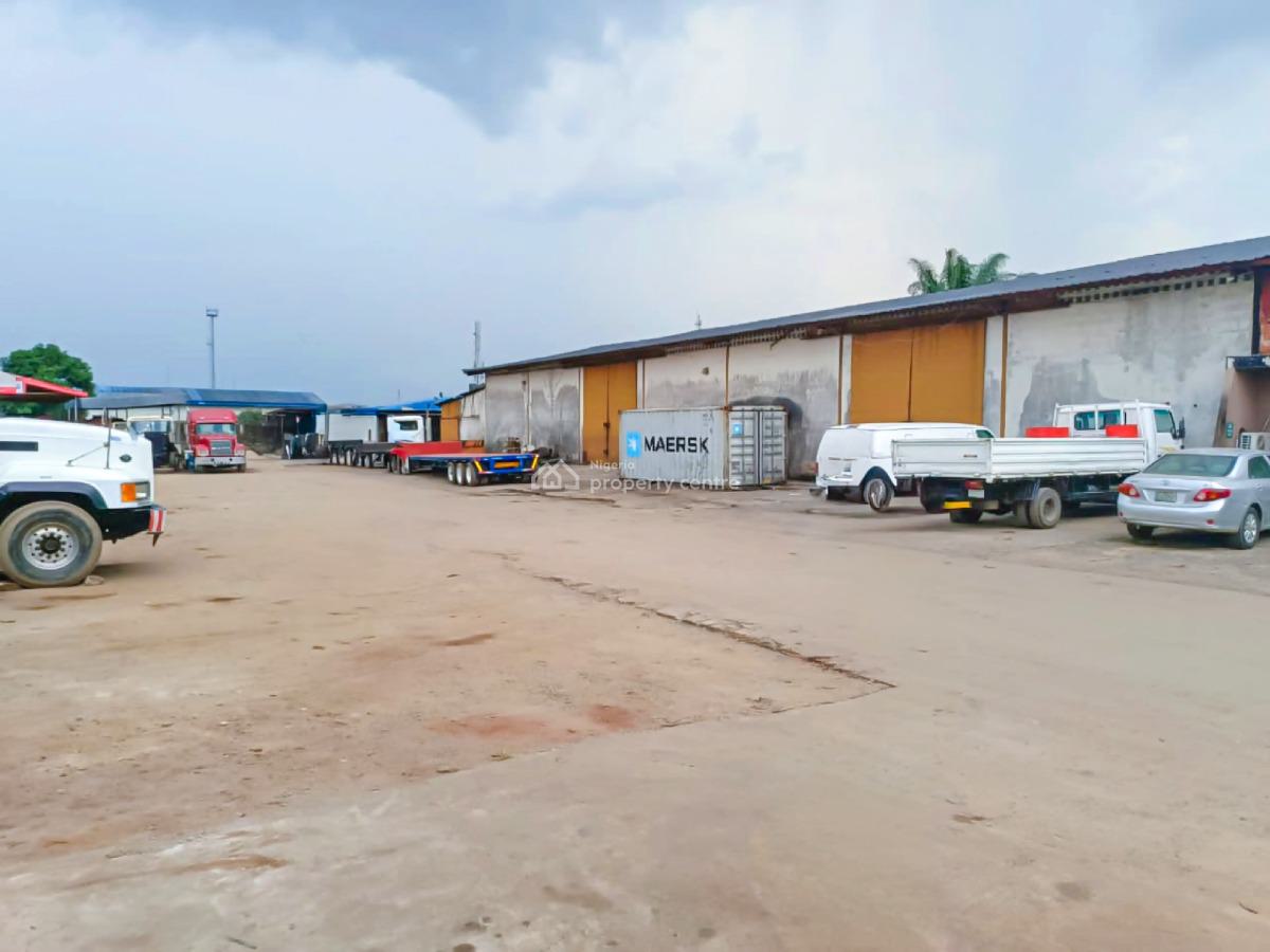 16 Plots of Land with Warehouses & Offices, Trans Amadi, Port Harcourt, Rivers, Warehouse for Sale