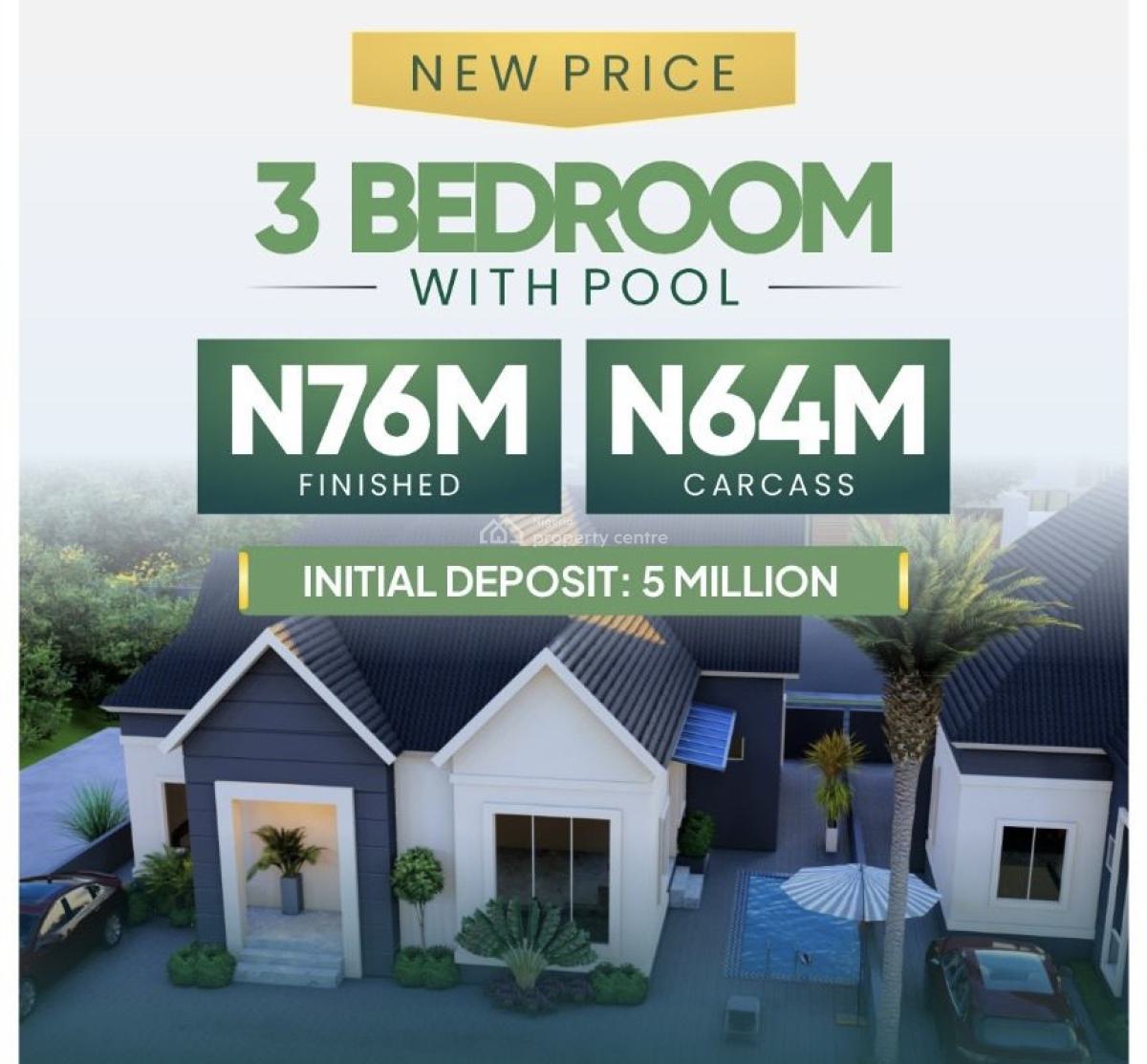 3 Bedroom Bungalow with Payment Plan Up to 6 Months, Positioned Along Elerangbe Road Opposite Dangote Refinery, Lekki, Lagos, Detached Bungalow for Sale
