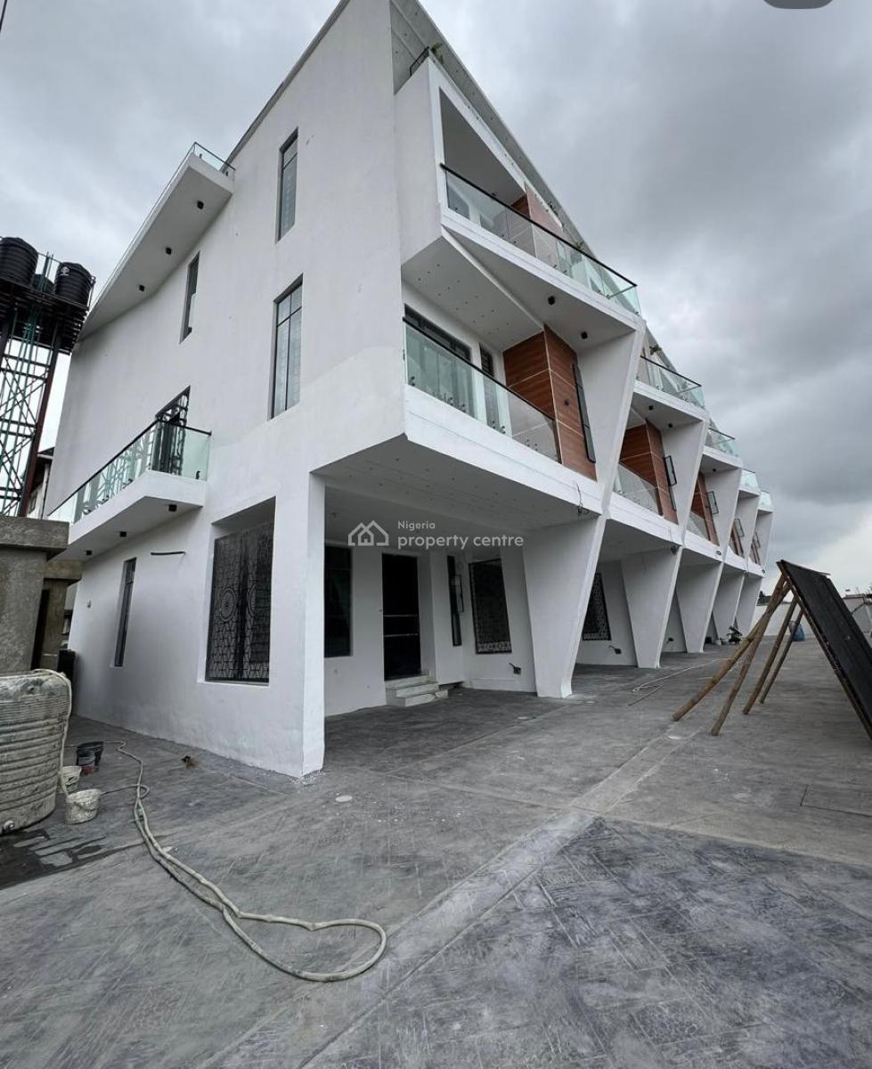 Contemporary 4 Bedroom Terrace Duplex with a Bq, Ikate, Lekki, Lagos, Terraced Duplex for Sale