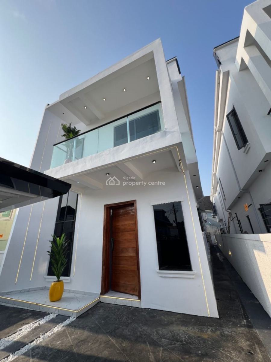 Contemporary 5 Bedroom Fully Detached  Duplex with Bq, Thomas Estate, Ajah, Lagos, Detached Duplex for Sale