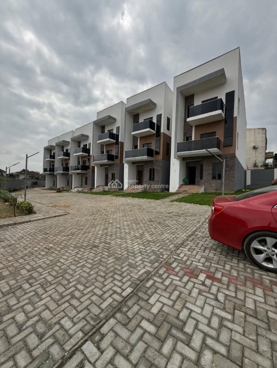 Shell Finished 4-bedroom Terrace Duplex + 1 Room Bq, Life Camp, Abuja, Terraced Duplex for Sale