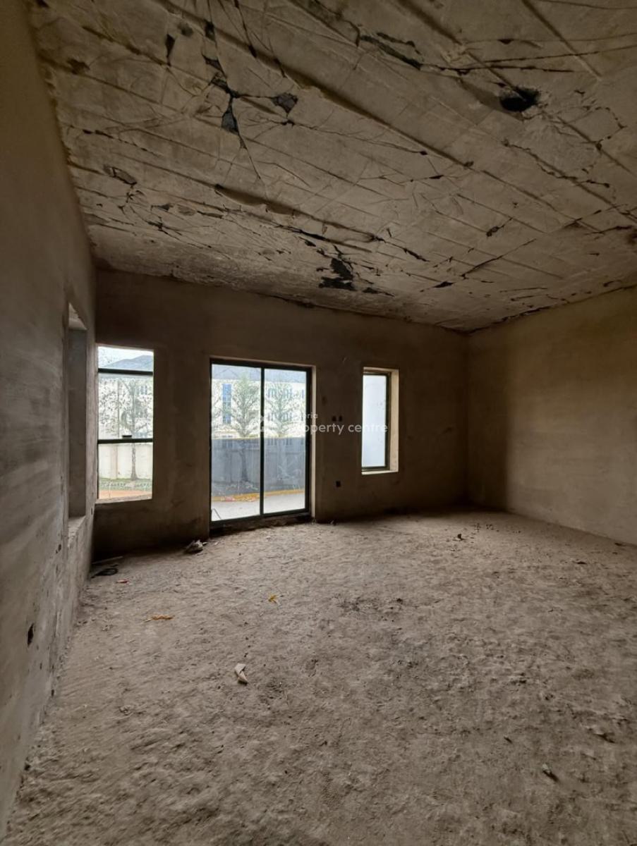 Shell Finished 4-bedroom Terrace Duplex + 1 Room Bq, Life Camp, Abuja, Terraced Duplex for Sale
