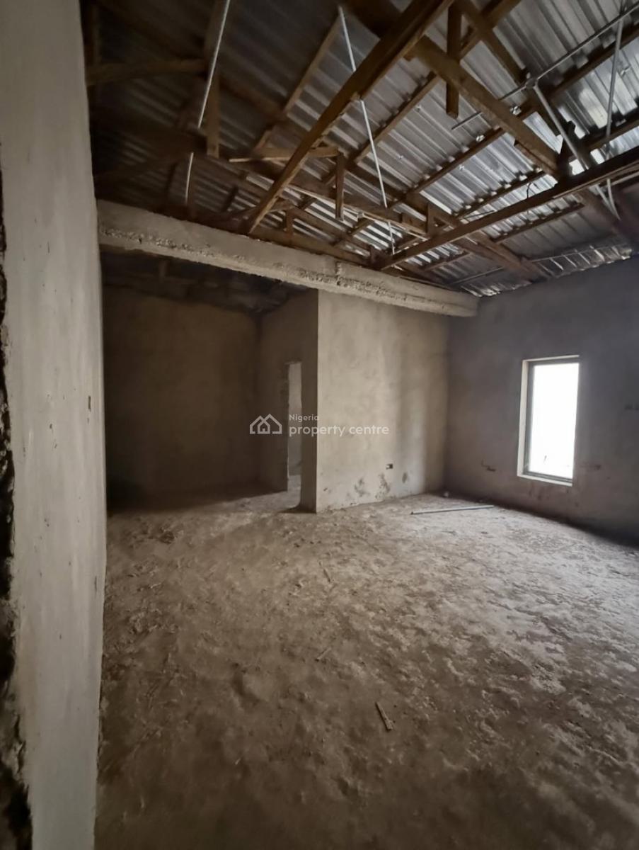 Shell Finished 4-bedroom Terrace Duplex + 1 Room Bq, Life Camp, Abuja, Terraced Duplex for Sale