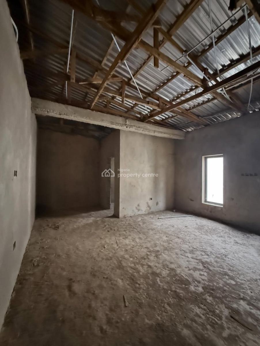 Shell Finished 4-bedroom Terrace Duplex + 1 Room Bq, Life Camp, Abuja, Terraced Duplex for Sale