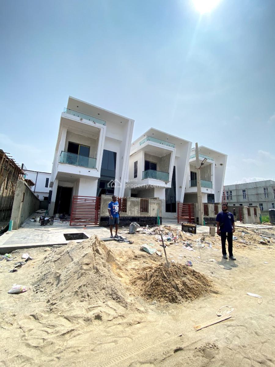 Newly Built 4 Bedroom Fully Detached Duplex with Bq in a Secure Estate, Ajah, Lagos, Detached Duplex for Sale