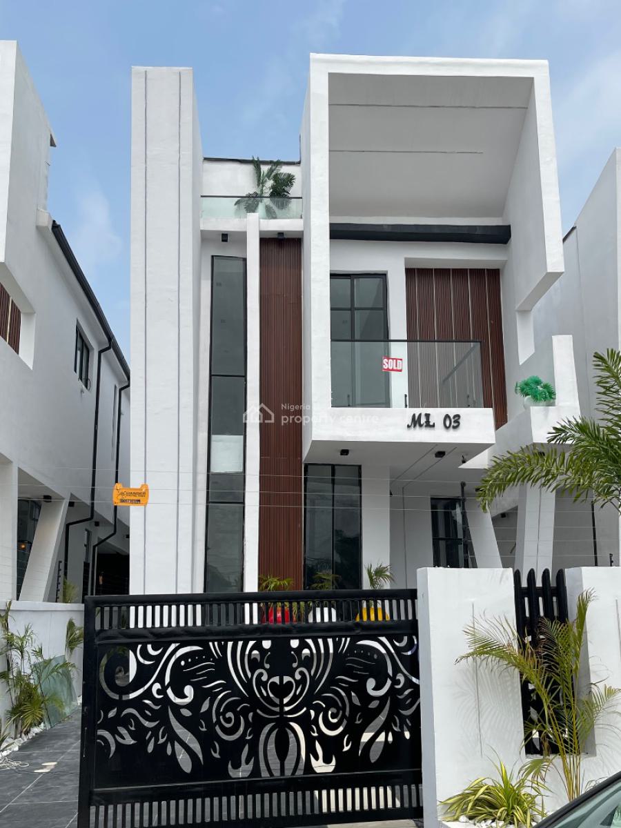 Experience True Luxury 5-bedroom Fully Detached Duplex with Bq & Pool, Ikota, Lekki, Lagos, Detached Duplex for Sale