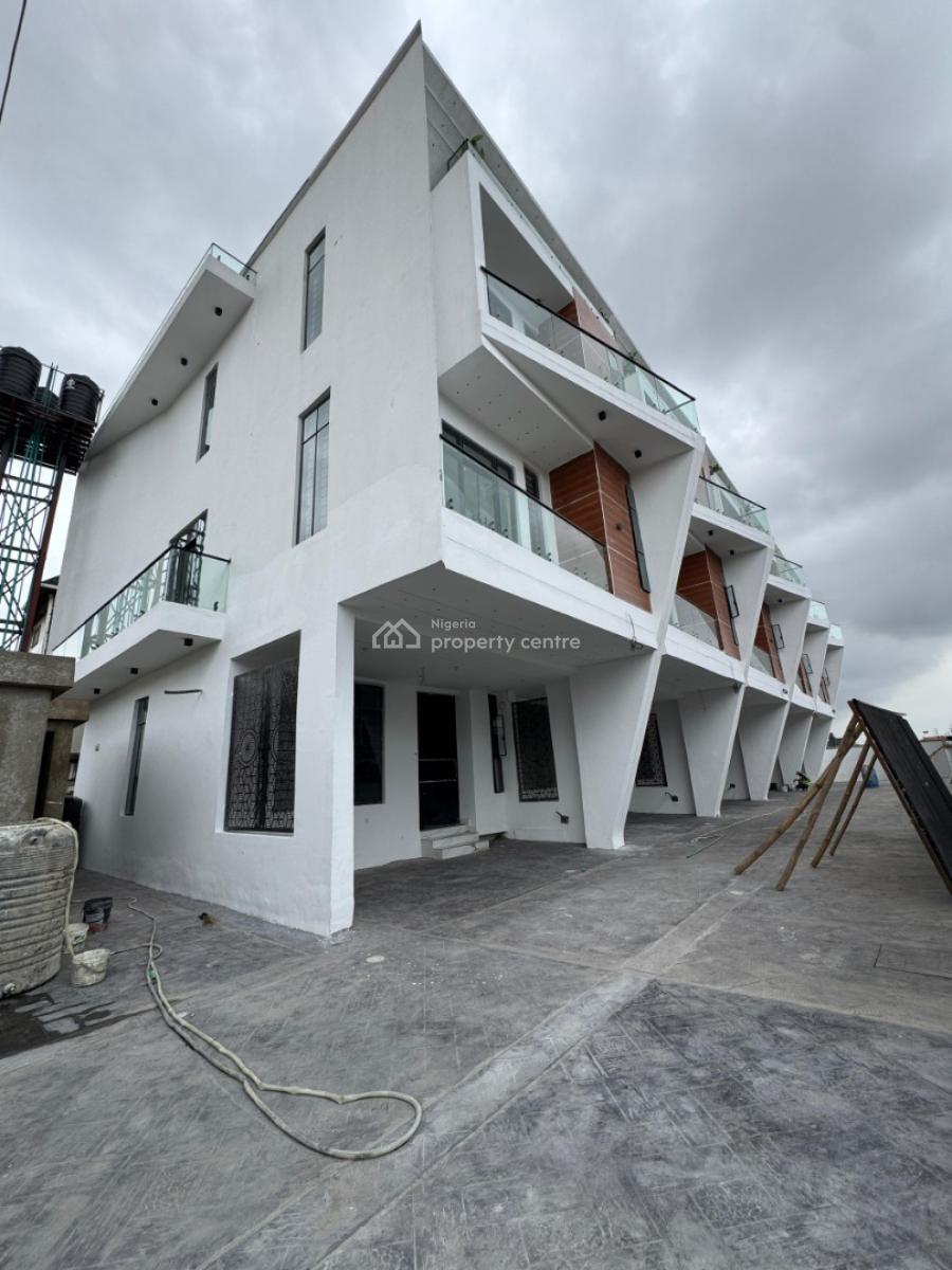 Contemporary 4-bedroom Terraced Duplex with Bq, Ikate, Lekki, Lagos, Terraced Duplex for Sale