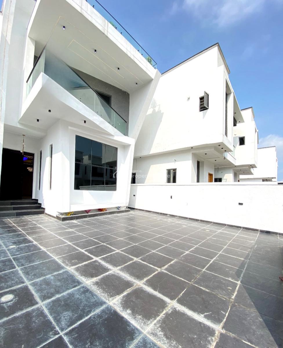 Exquisite 5 Bedroom Fully Detached Duplex with Bq in a Secure Estate, Lekki, Lagos, Detached Duplex for Sale