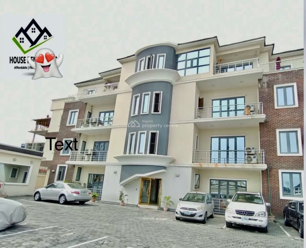 Serviced 3 Bedroom Apartment with Bq and Pool, Lekki Phase 1, Lekki, Lagos, Flat / Apartment for Rent