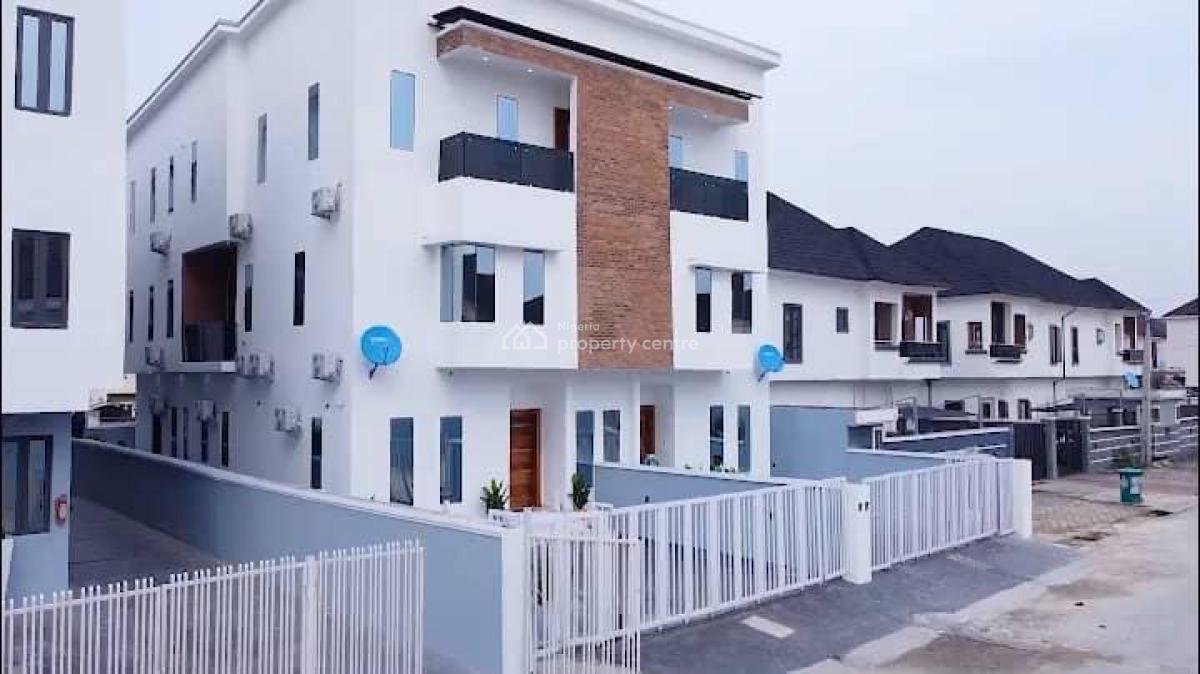 5 Bedroom Semidetached Duplex with a Gatehouse in a Mini Estate, Ikota, Lekki, Lagos, Semi-detached Duplex for Sale