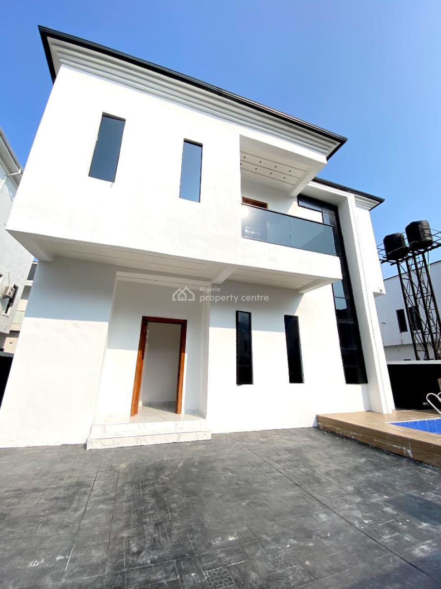 Exquisite 5 Bedroom Fully Detached Duplex with Bq in a Secure Estate, Ajah, Lagos, Detached Duplex for Sale