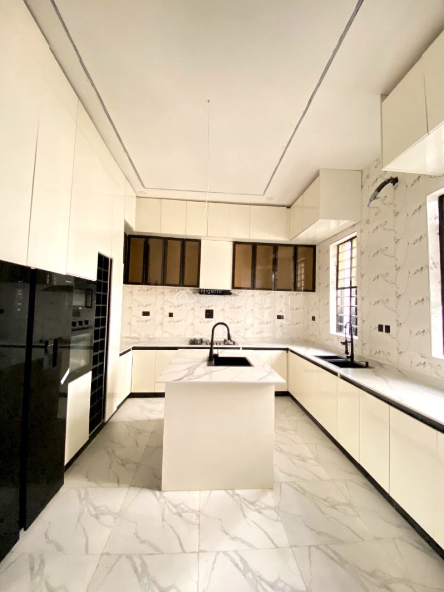 Exquisite 5 Bedroom Fully Detached Duplex with Bq in a Secure Estate, Ajah, Lagos, Detached Duplex for Sale