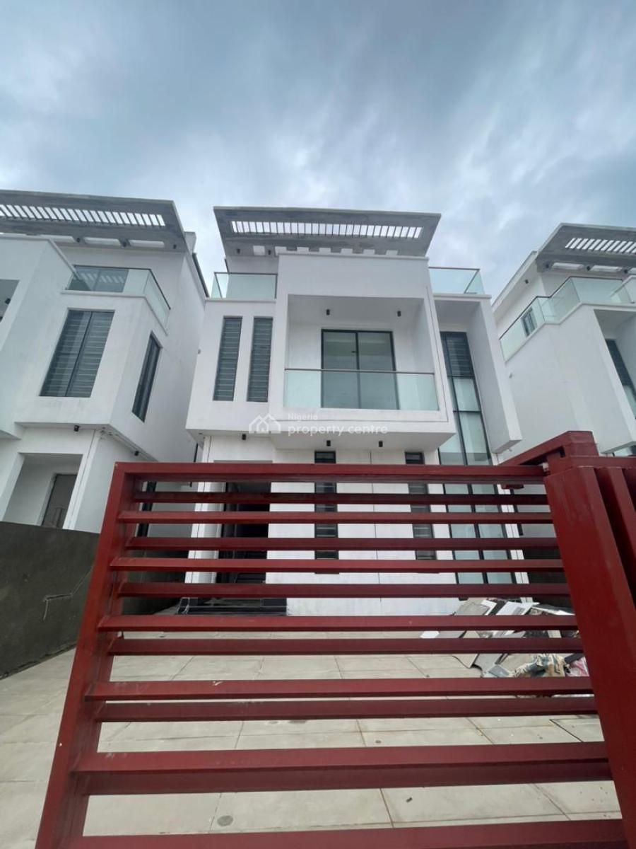 Luxurious 5 Bedroom Fully Detached Duplex with Cinema, Rooftop Terrace, Chevron, Lekki, Lagos, Block of Flats for Sale