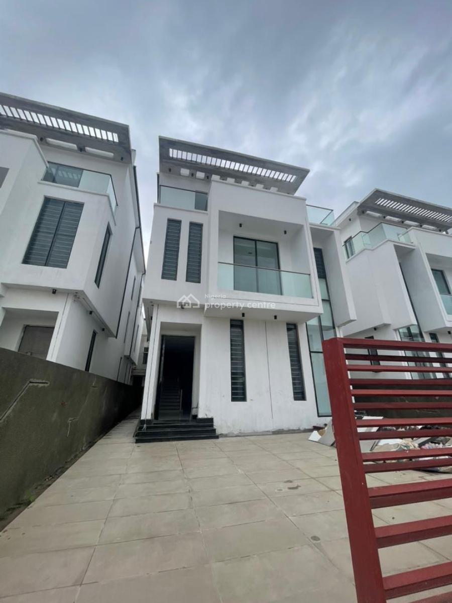 Luxurious 5 Bedroom Fully Detached Duplex with Cinema, Rooftop Terrace, Chevron, Lekki, Lagos, Block of Flats for Sale