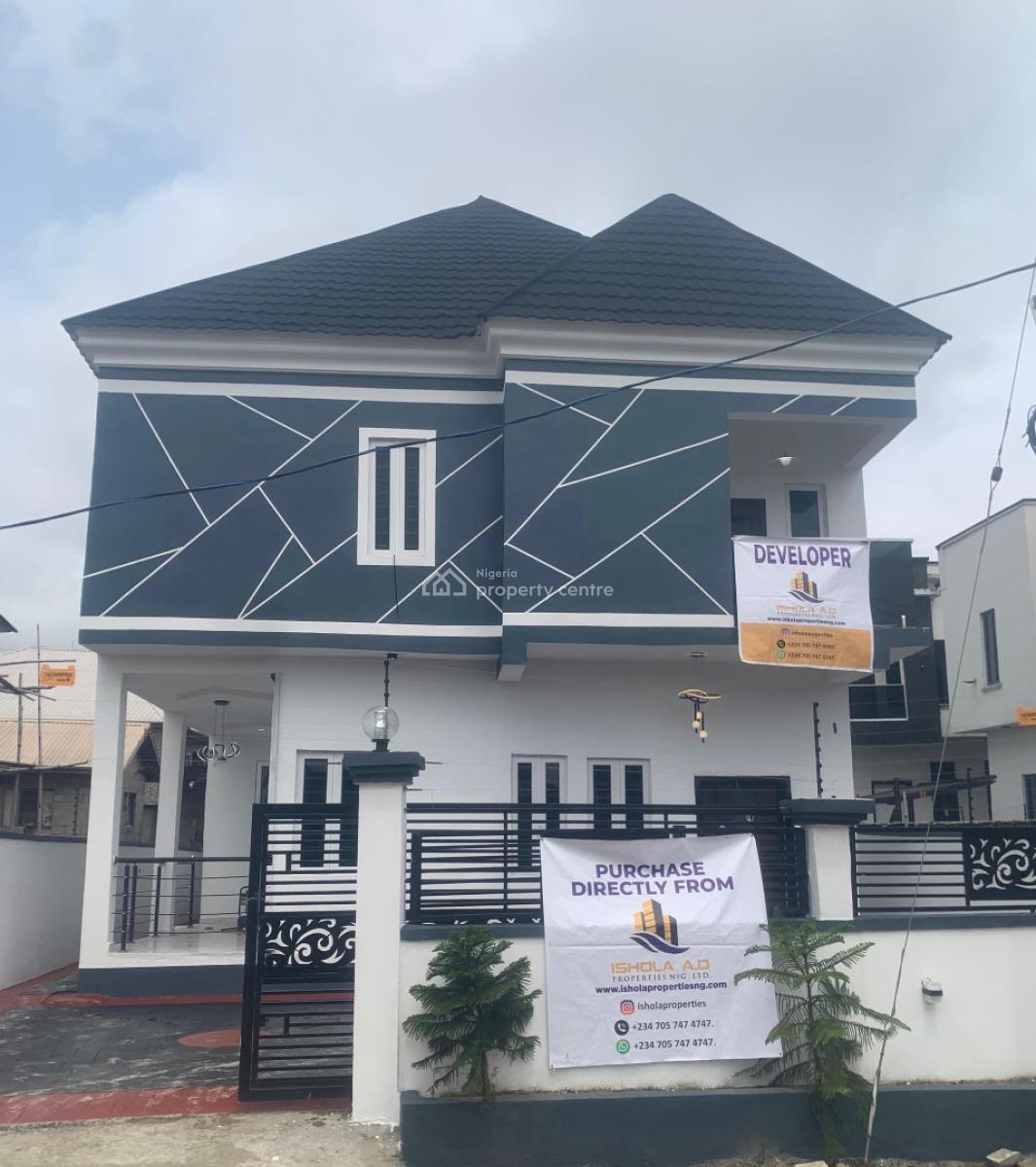 Off-plan Semi-detached 4 Bedroom Duplex, Peaceville Homes, Thomas Estate, Lekki Expressway, Lekki, Lagos, House for Sale