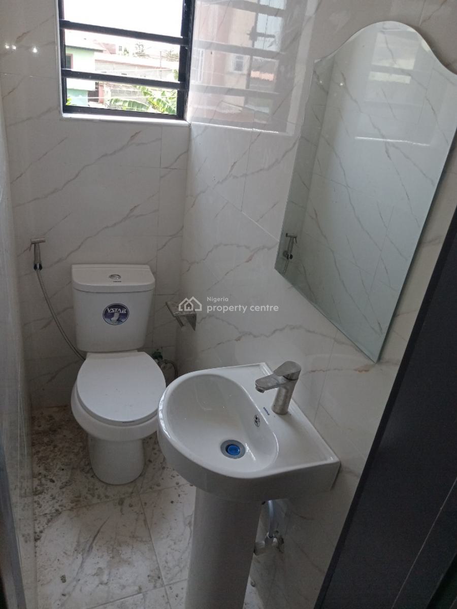 Newly Built 2bedroom Flat Upstairs, Sangotedo, Ajah, Lagos, Flat / Apartment for Rent