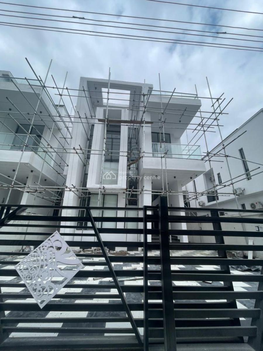 Luxurious 5 Bedroom Fully Detached Duplex with Bq and Pool, Chevron Toll Gate, Lekki, Lagos, Detached Duplex for Sale