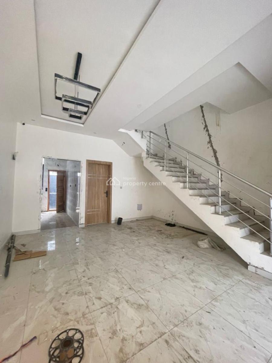 Spacious 3/4 Bedroom Terrace Duplex with Security Post, Chevron Toll Gate, Lekki, Lagos, Terraced Duplex for Sale