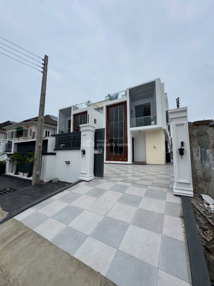 Magnificent 5 Bedroom Detached Duplex with Swimming Pool and Bq, Chevron, Lekki, Lagos, Detached Duplex for Sale