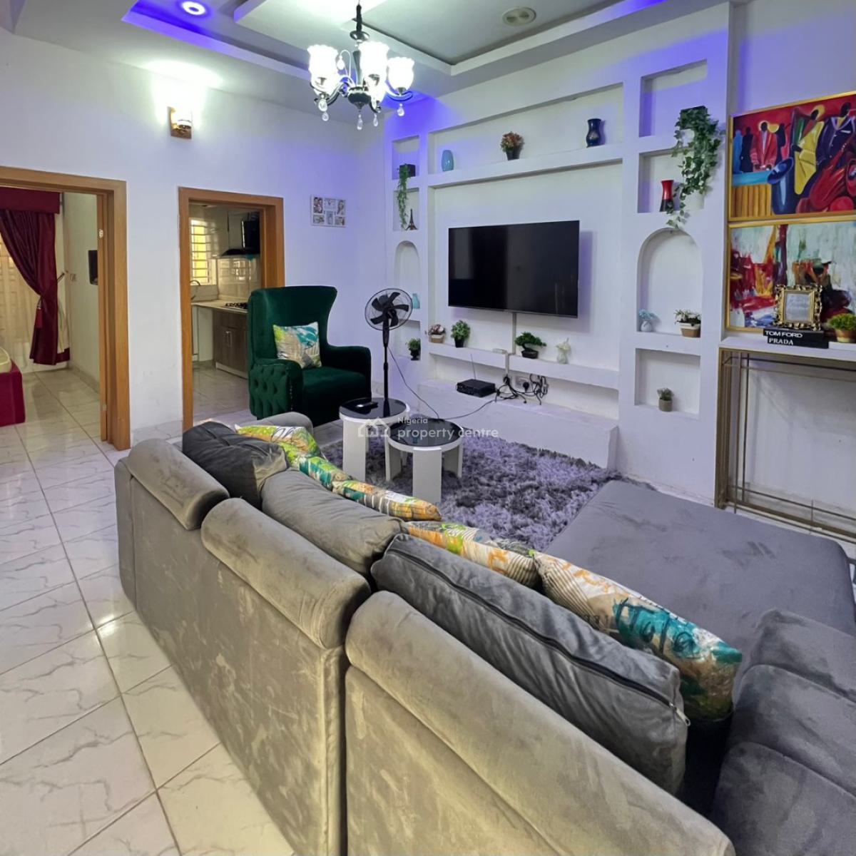 Fully Furnished 3 Bedroom Terrace Duplex, Ikota, Lekki, Lagos, Terraced Duplex for Rent