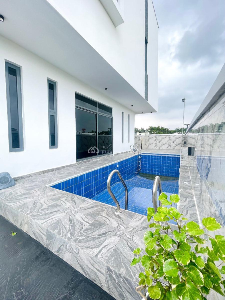 Lovely 5 Bedroom Fully Detached Duplex with Pool, Private Cinema & Bq, Sangotedo Ajah, Lekki, Lagos, Detached Duplex for Sale