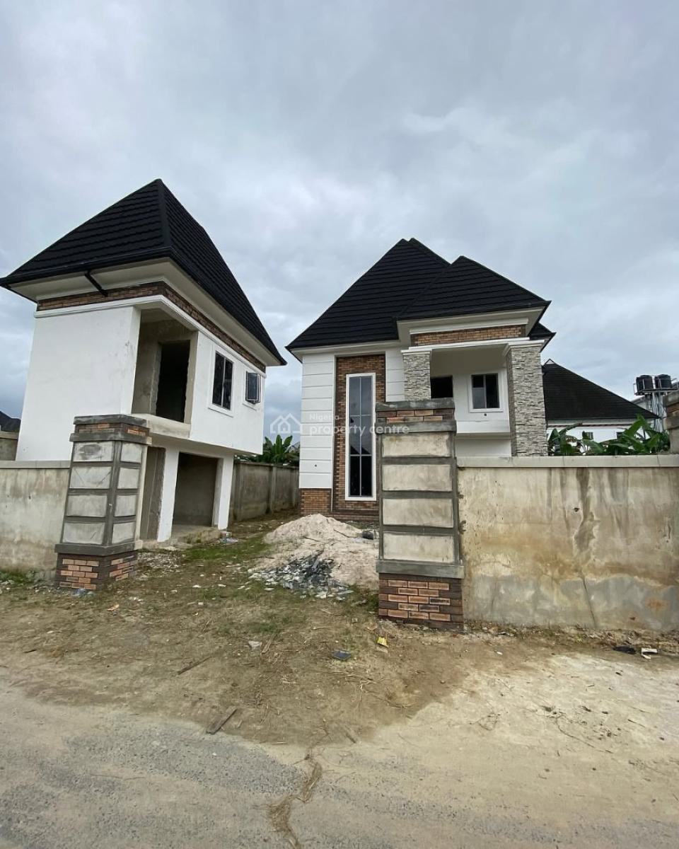Spacious 4 Bedroom Duplex with 2 Room Bq  (80% Complete ), Paradise Estate, Shell Cooperative, Eneka Port Harcourt, Port Harcourt, Rivers, Detached Duplex for Sale