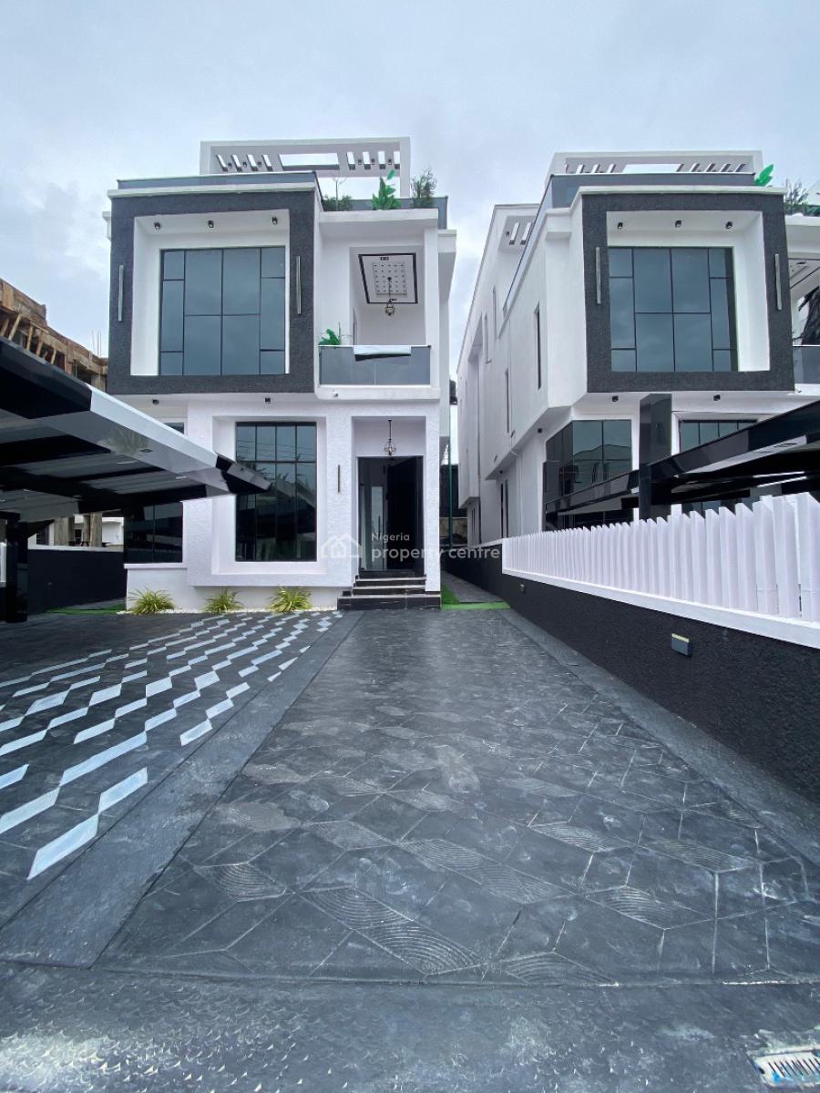 5 Bedroom Fully Detached House with Pool, Cinema, Gym, Solar Inverter, Megamound Estate, Lekki, Lagos, Detached Duplex for Sale