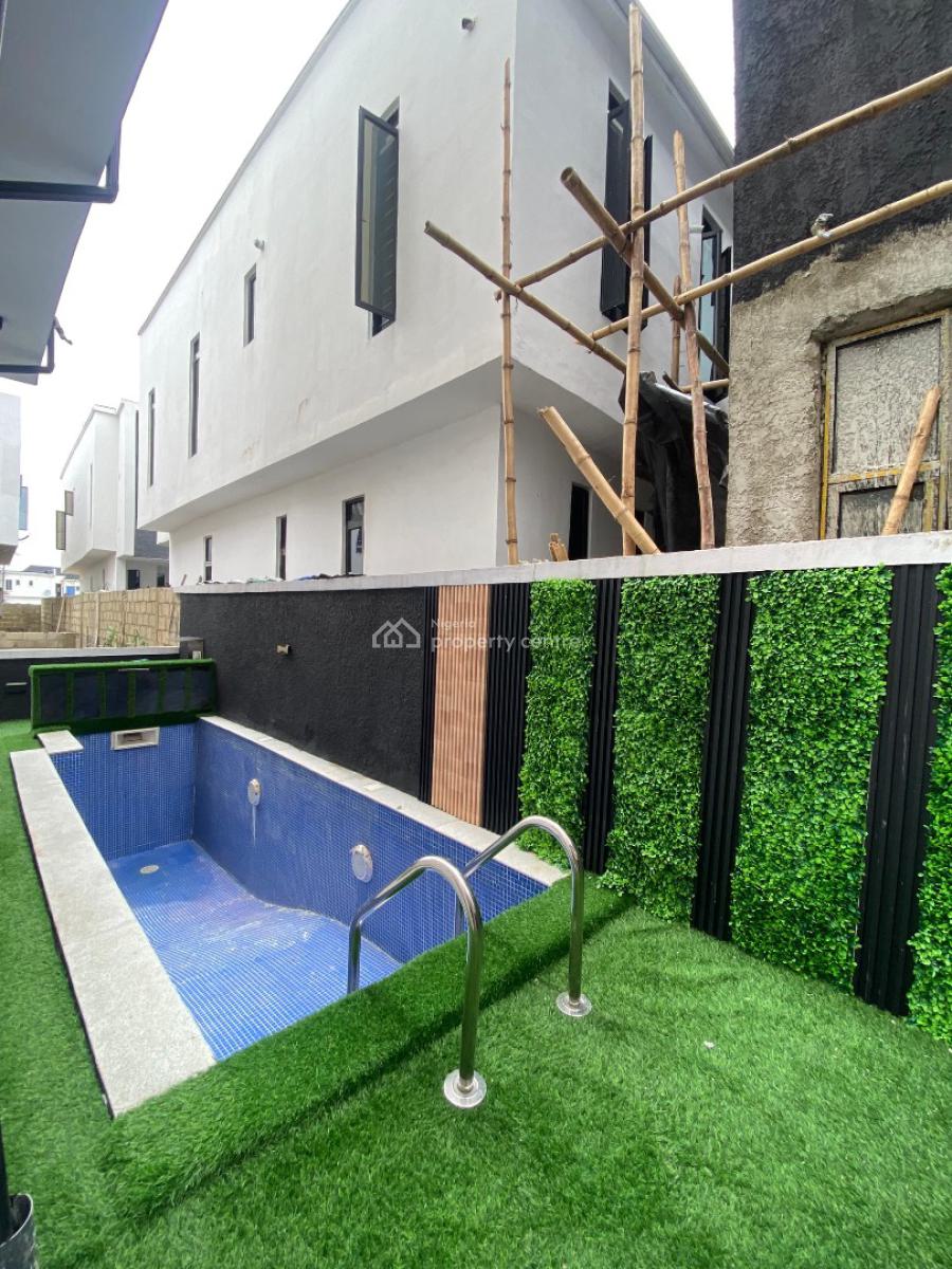 5 Bedroom Fully Detached House with Pool, Cinema, Gym, Solar Inverter, Megamound Estate, Lekki, Lagos, Detached Duplex for Sale