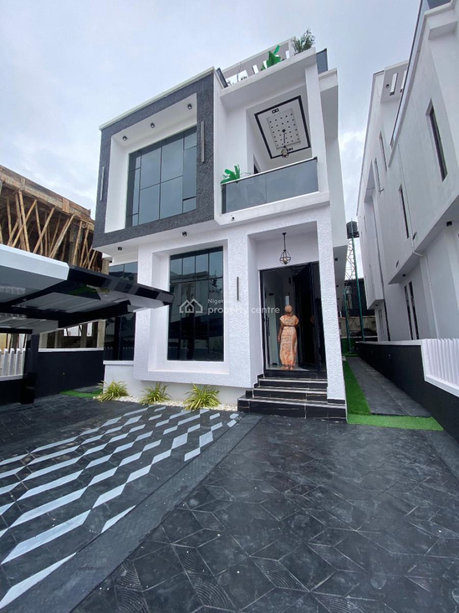 5 Bedroom Fully Detached House with Pool, Cinema, Gym, Solar Inverter, Megamound Estate, Lekki, Lagos, Detached Duplex for Sale